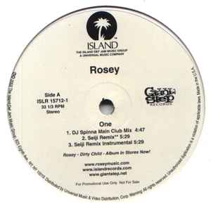 Rosey - One - Used Vinyl Record 12" image 1