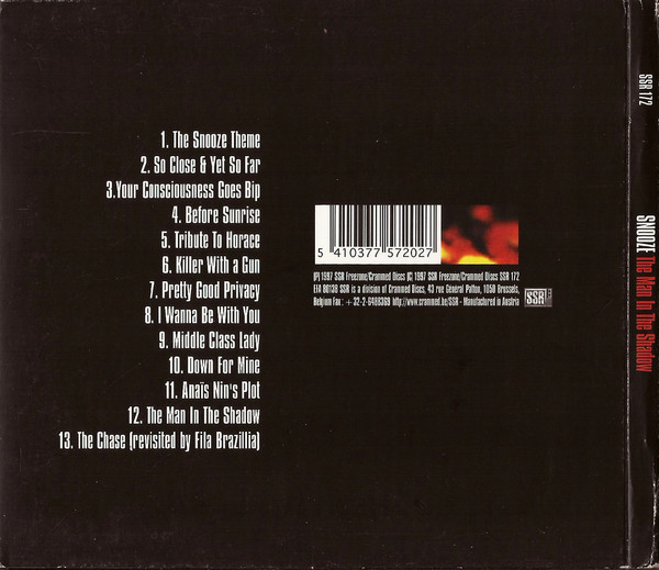 Snooze - Man In The Shadow - Used CD image 2
