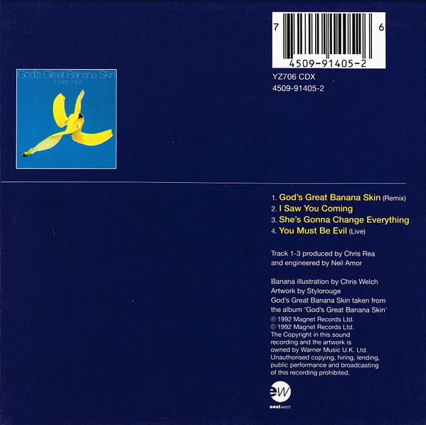 Chris Rea - God's Great Banana Skin - Used CD image 2