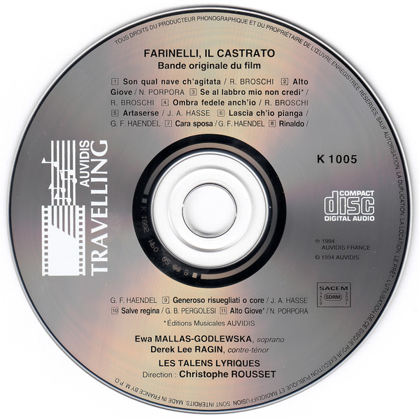 Christophe Rousset - Farinelli, Il Castrato (Bande Originale Du Film) image 3