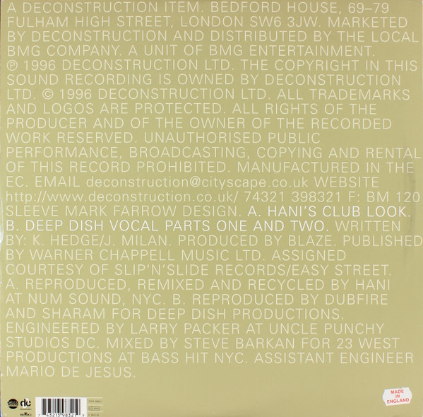 De'Lacy - That Look - Used Vinyl Record 12" image 2