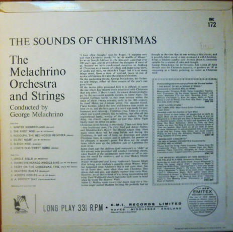 Melachrino Orchestra - Sounds Of Christmas - Used Vinyl Record image 2