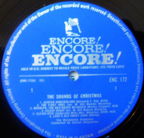 Melachrino Orchestra - Sounds Of Christmas - Used Vinyl Record image 3
