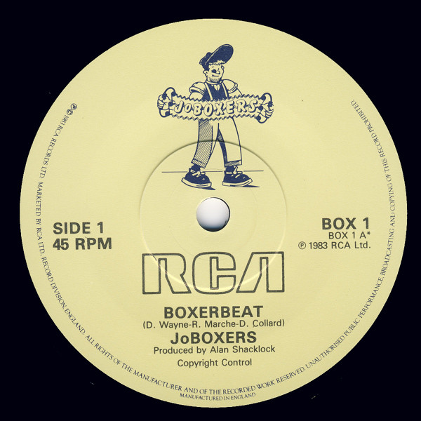 JoBoxers - Boxerbeat - Used Vinyl Record 7" image 3