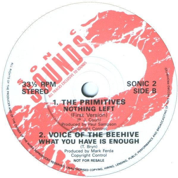 Various - Sonic Sounds 2 - Used Vinyl Record 7" image 4