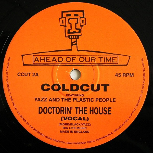 Coldcut - Doctorin' The House - Used Vinyl Record 12" image 3