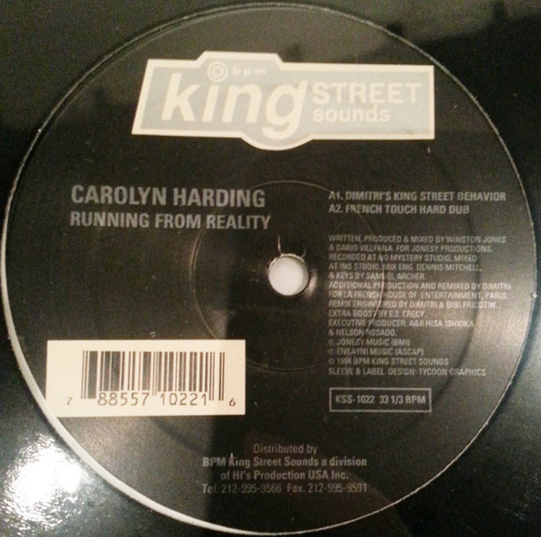 Carolyn Harding - Running From Reality - Used Vinyl Record 12" image 3