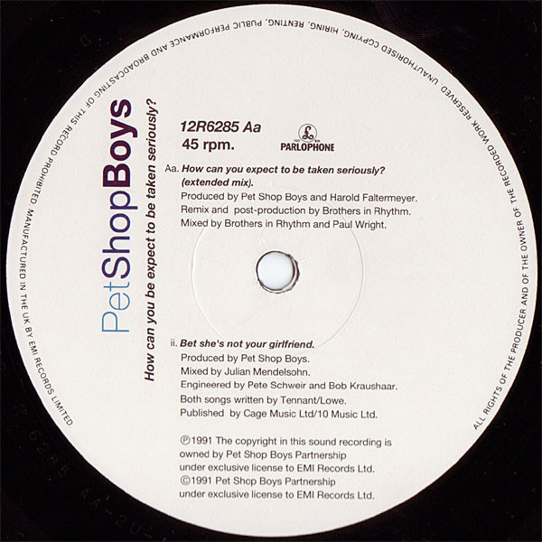 Pet Shop Boys - Where The Streets Have No Name (I Can't Take My Eyes image 4