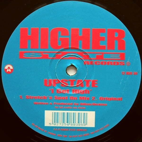 Upstate - I Get High - Used Vinyl Record 12" image 3