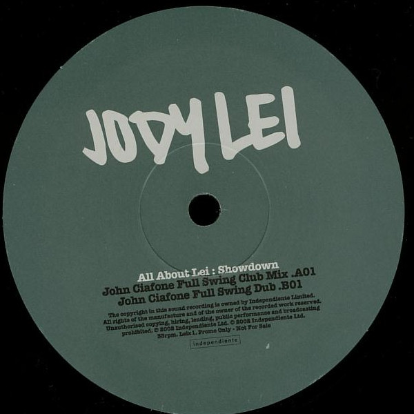 Jody Lei - All About Lei: Showdown - Used Vinyl Record 12" image 2