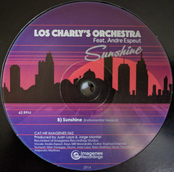 Los Charly's Orchest - Sunshine - Vinyl Record 10" image 2
