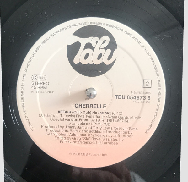 Cherrelle - Affair - Used Vinyl Record 12" image 4