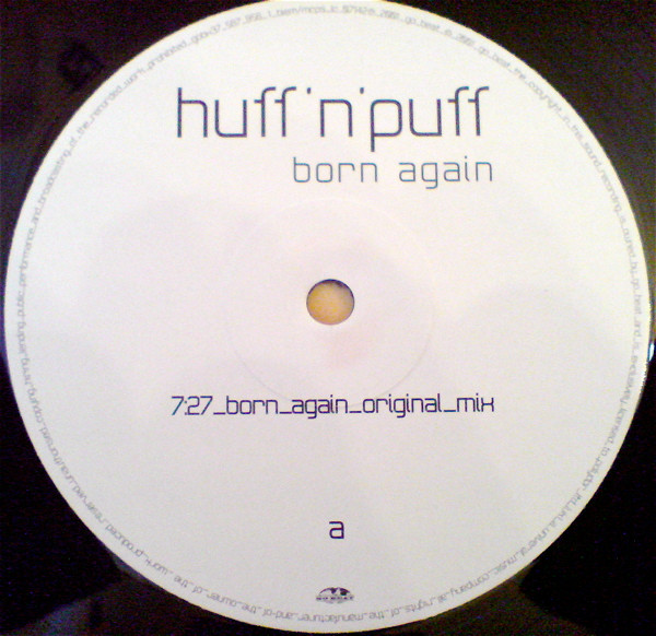 Huff & Puff - Born Again - Used Vinyl Record 12" image 2