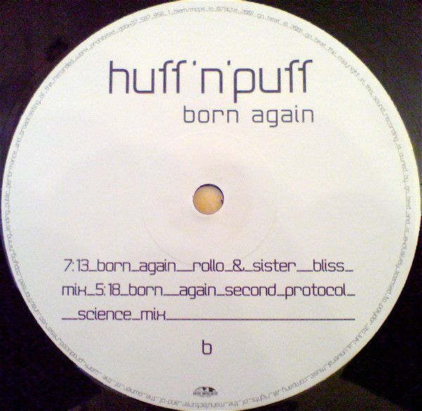 Huff & Puff - Born Again - Used Vinyl Record 12" image 3