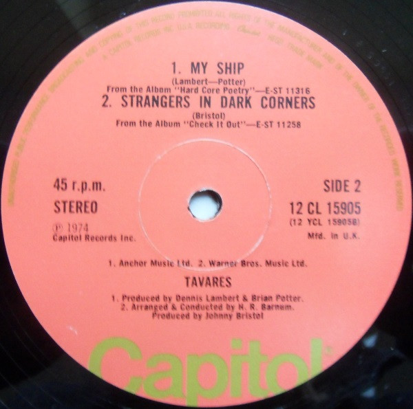 Tavares - Mighty Power Of Love - Used Vinyl Record 12" image 4