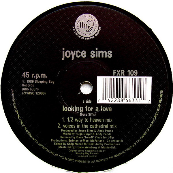 Joyce Sims - Looking For A Love ("Free-D" Remixes) - Used Vinyl Recor image 3