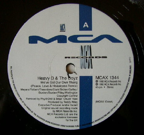 Heavy D. & The Boyz - We Got Our Own Thang - Used Vinyl Record 12" image 2