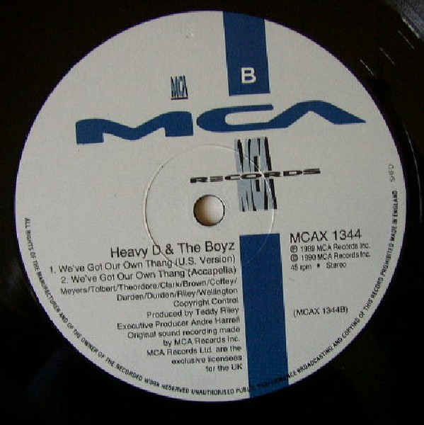 Heavy D. & The Boyz - We Got Our Own Thang - Used Vinyl Record 12" image 3