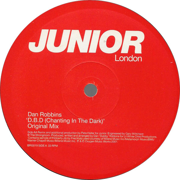 Dan Robbins - D.B.D (Chanting In The Dark) - Used Vinyl Record 12" image 3