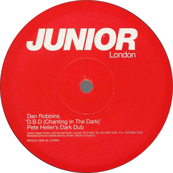 Dan Robbins - D.B.D (Chanting In The Dark) - Used Vinyl Record 12" image 4
