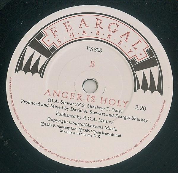 Feargal Sharkey - You Little Thief - Used Vinyl Record 7" image 8