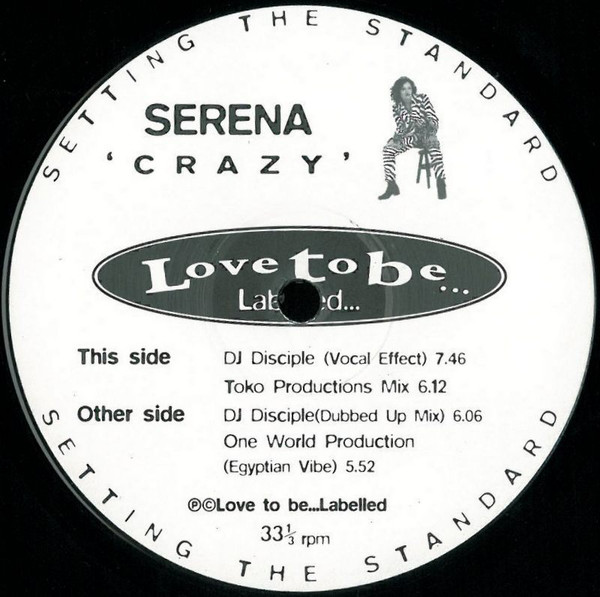 Serena - Crazy - Used Vinyl Record 12" image 2