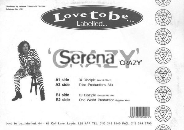 Serena - Crazy - Used Vinyl Record 12" image 4