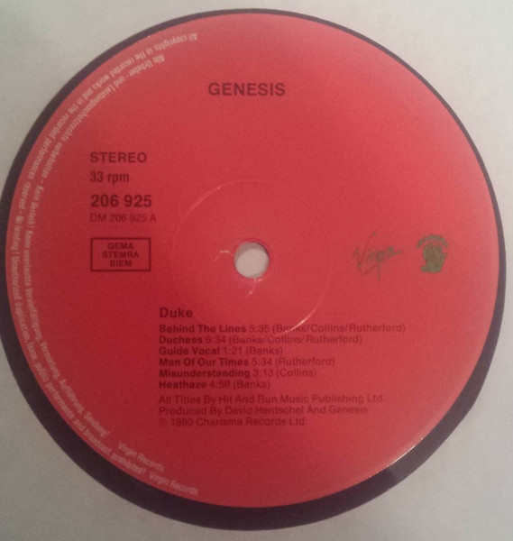 Genesis - Duke - Used Vinyl Record image 5