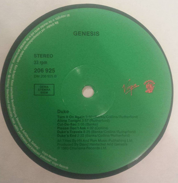 Genesis - Duke - Used Vinyl Record image 6