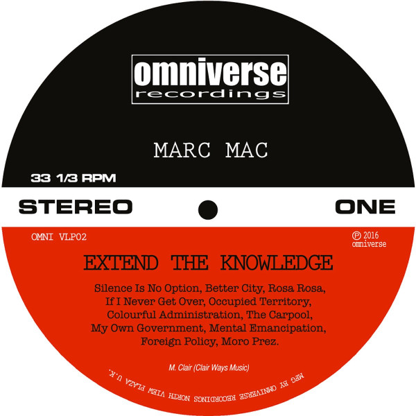Marc Mac - Extend The Knowledge - Vinyl Record image 2