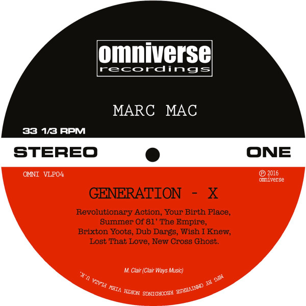 Marc Mac - Generation-X - Vinyl Record image 2
