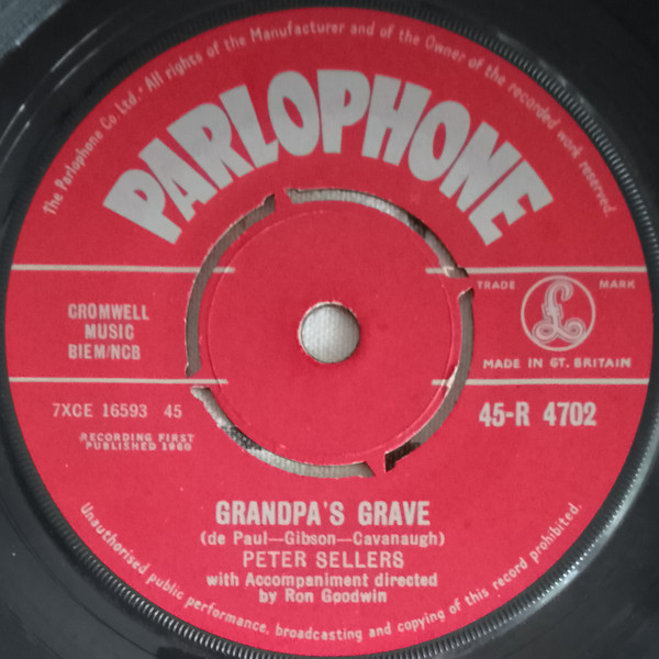 Peter Sellers - Goodness Gracious Me! - Used Vinyl Record 7" image 2