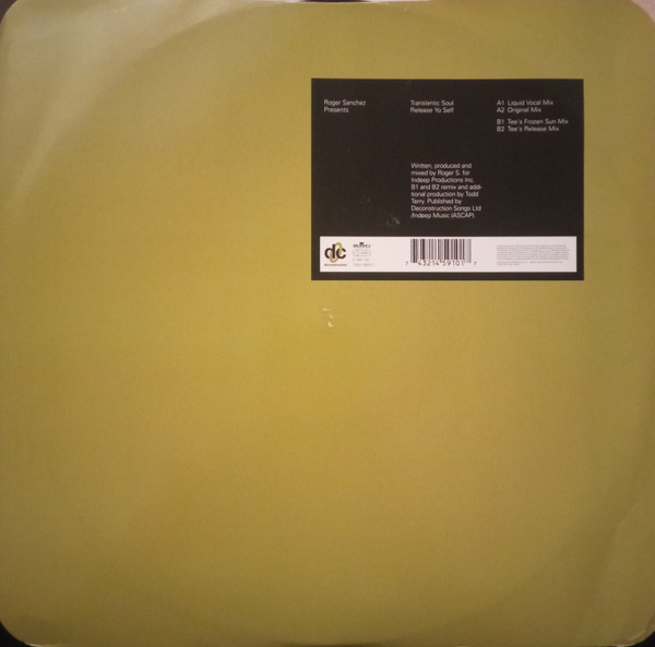 Roger Sanchez - Release Yo Self - Used Vinyl Record 12" image 2