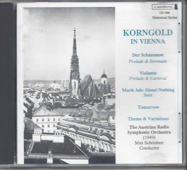 Erich Wolfgang Korng - Korngold in Vienna - Used CD image 3