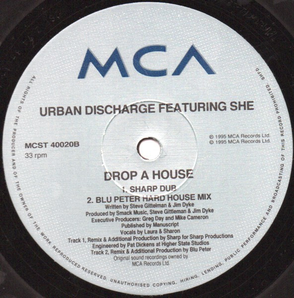 Urban Discharge - Wanna Drop A House (On That Bitch) - Used Vinyl Rec image 4