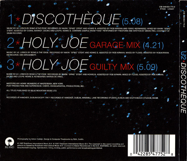 U2 - Discotheque - Used CD image 2