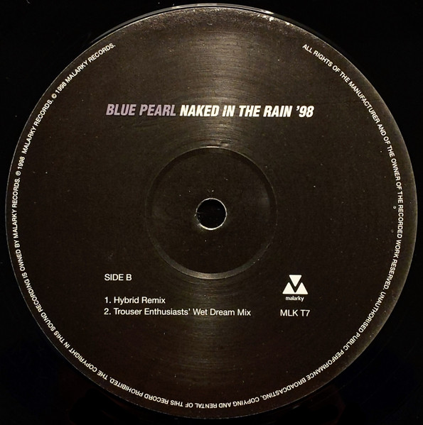 Blue Pearl - Naked In The Rain '98 - Used Vinyl Record 12" image 4