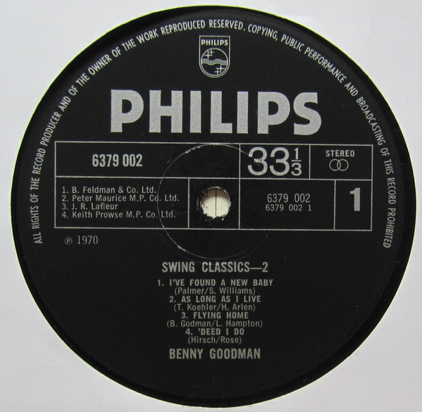 Benny Goodman - Swing Classics 2 - Used Vinyl Record image 3