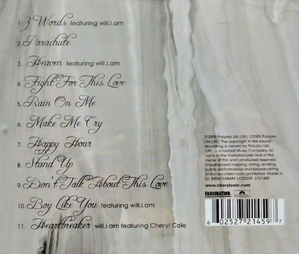 Cheryl Cole - 3 Words - Used CD image 2