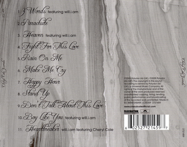 Cheryl Cole - 3 Words - Used CD image 3
