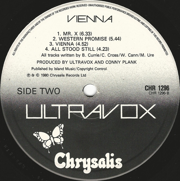 Ultravox - Vienna - Used Vinyl Record image 4