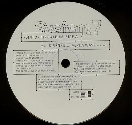 System 7 - Point 3 - Fire Album - Vinyl Record image 3