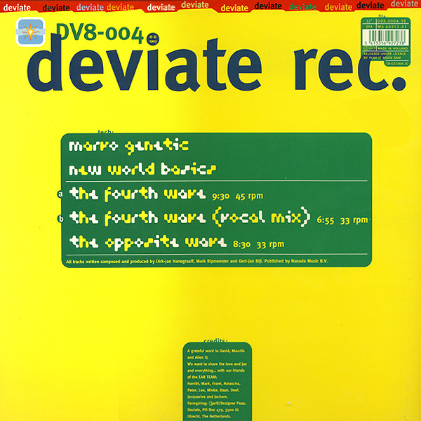 Marvo Genetic - New World Basics - Used Vinyl Record 12" image 2