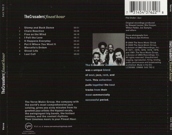 Crusaders - ' Finest Hour - Used CD image 11