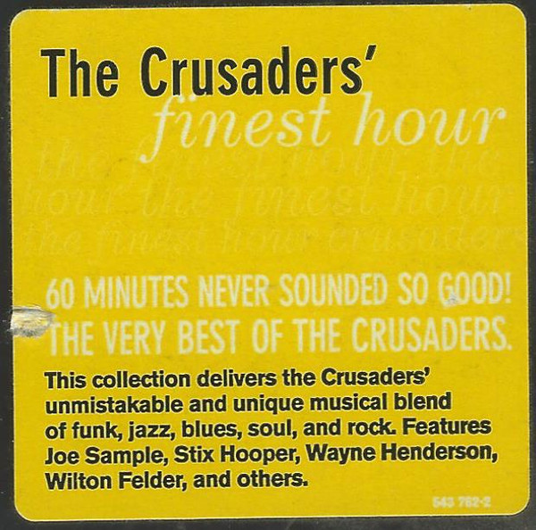Crusaders - ' Finest Hour - Used CD image 3