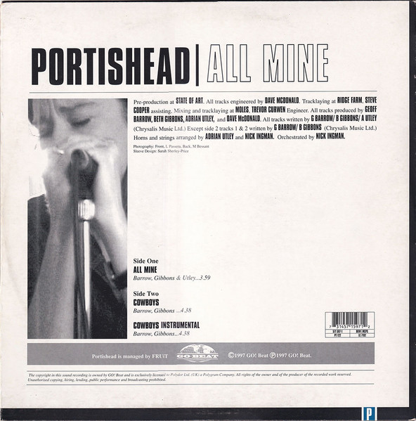 Portishead - All Mine - Used Vinyl Record 12" image 2