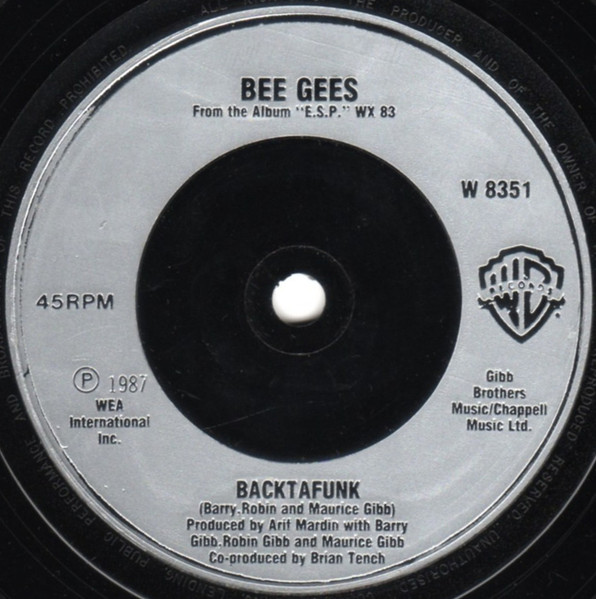 Bee Gees - You Win Again (Fade) - Used Vinyl Record 7" image 2