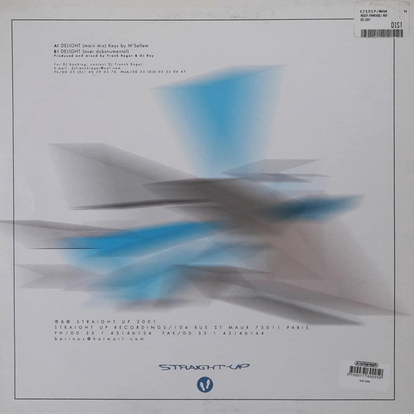 Franck Roger - Delight - Used Vinyl Record 12" image 2