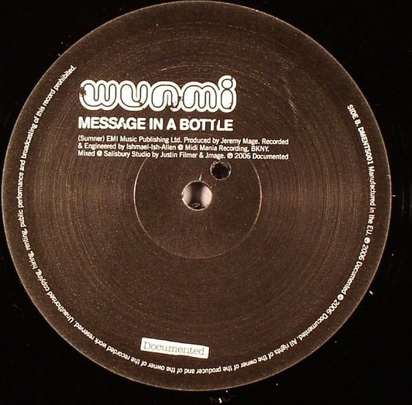 Wunmi - Talk Talk Talk (Danny Krivit Re-Edit) / Message In A Bottle - image 2