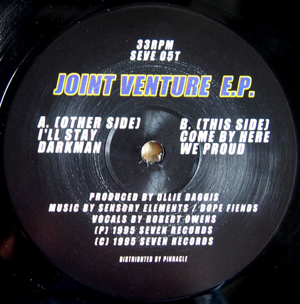 Sensory Elements - Joint Venture E.P. - Used Vinyl Record 12" image 3
